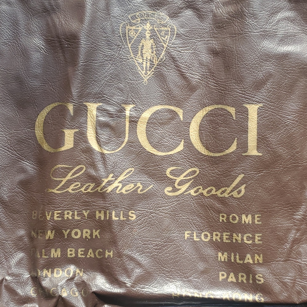 Gucci Vintage Zippered Garment Dust Cover Bag